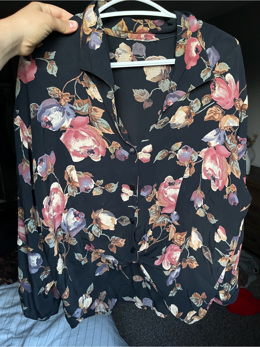 Vintage Floral Blouse